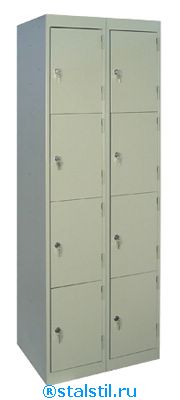 Металлический шкаф для одежды ШРК-28 (800)